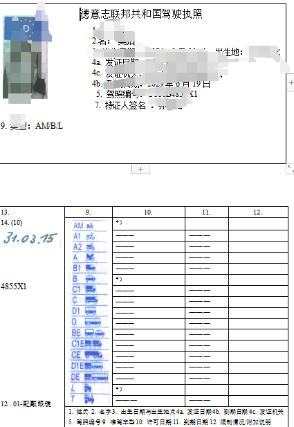 重庆驾照翻译—傅先生持意大利驾照翻译成功换领重庆驾照